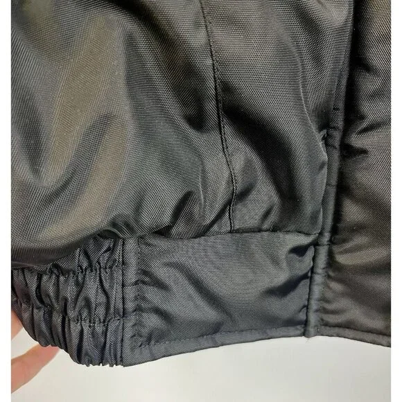 VTG Choko Men’s Snowmobile Bomber Jacket M Black Insulated Powersports 🤍 - Picture 4 of 14
